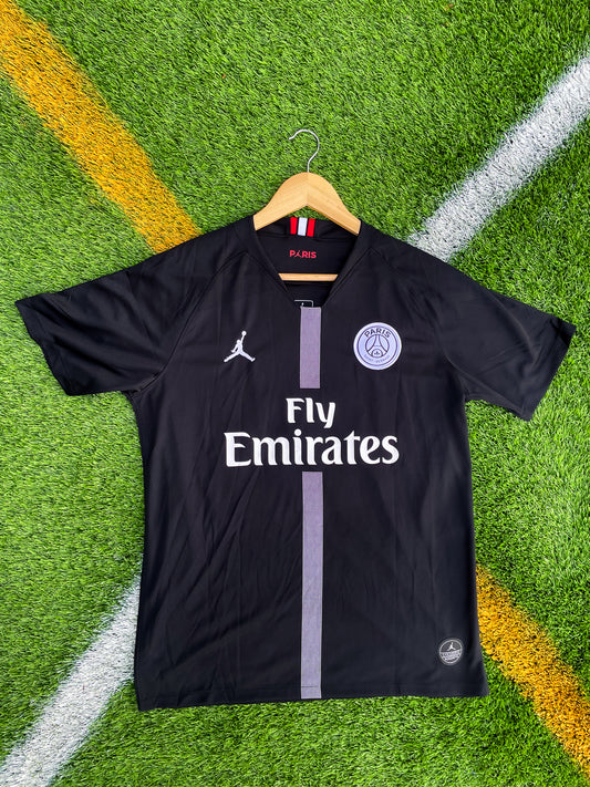 Paris Saint-Germain 2018-2019 Away Neymar Jr. #10 Exclusive Black Jordan Soccer Jersey – Modern Retro Style - Five Of Cups Official