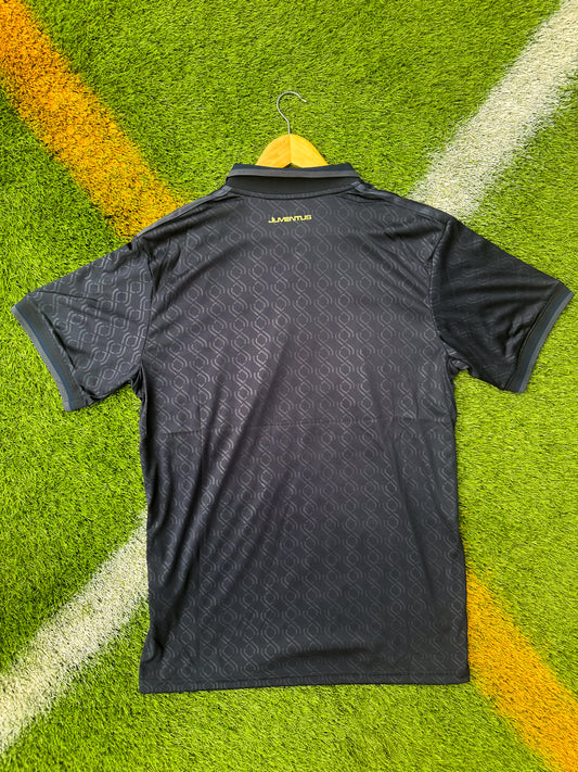 Juventus 2024-25 Third Elegant Adidas Soccer Jersey – Modern Black and Gold Retro-Inspired Kit - Five Of Cups Official