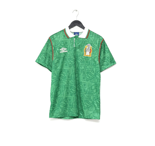 Mexico 1994 Home Jersey - Classic Green Aztec World Cup Kit