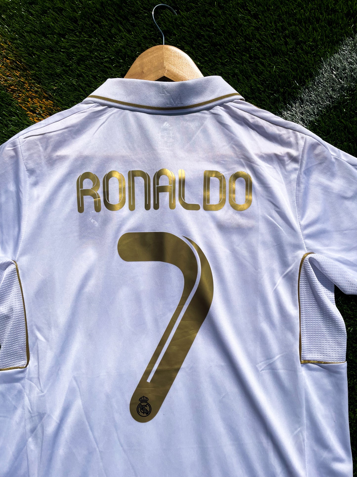 Real Madrid 2011–12 Home Jersey – Ronaldo #7 Iconic White Adidas Shirt from Record-Breaking La Liga Season - Five Of Cups Official