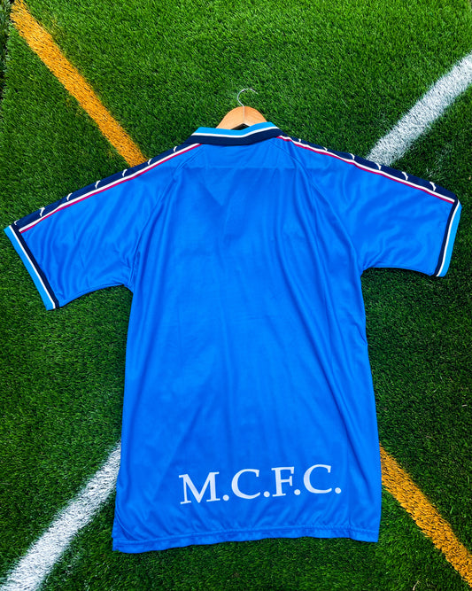 Manchester City 1998 Home Jersey β Sky Blue Classic Brother Vintage Soccer Shirt - Five Of Cups Official
