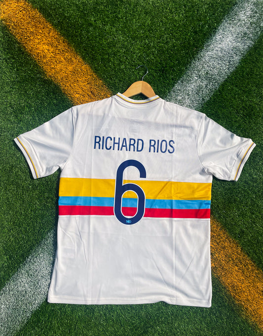 Colombia 100 Years Special Edition Home Jersey – Richard Ríos #6 & James Rodríguez #10 Tribute Kit by Adidas - Five Of Cups Official