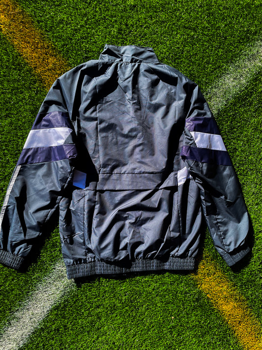 Real Madrid 2024-2025 Gray Training Windbreaker – Lightweight Adidas Performance Jacket - Five Of Cups Official