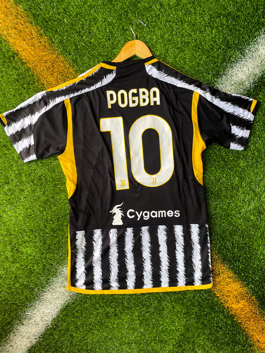 Juventus 2023-24 Home Pogba #10 Jeep Adidas Jersey – Modern Black & White Classic Reimagined - Five Of Cups Official