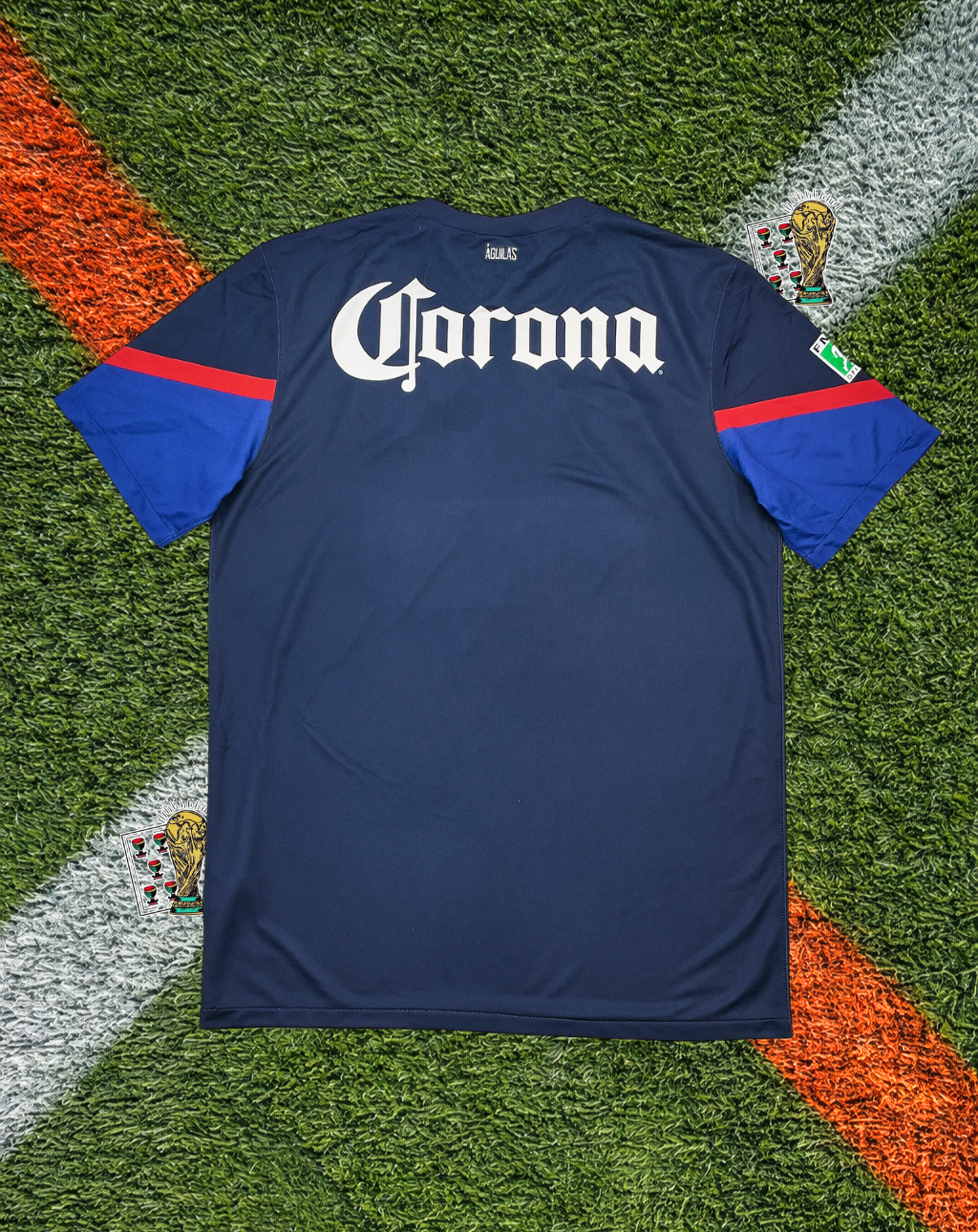 Club America 2010-11 Away Jersey – Navy Sleeve Stripe Edition