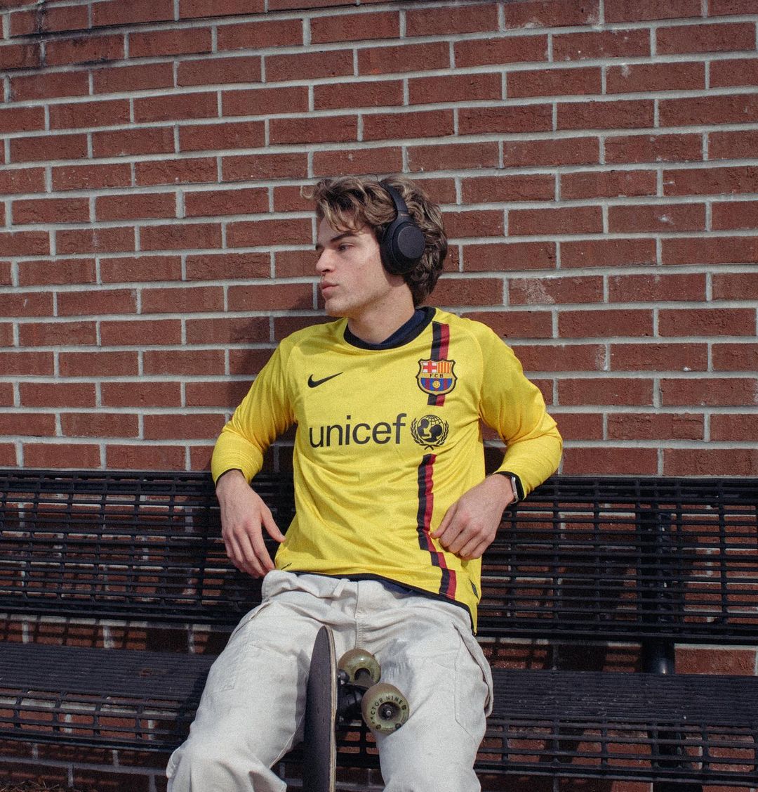 FC Barcelona 2008–09 Away Jersey – Bright Yellow – Treble Season Tribute