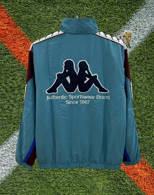 Manchester United 1990s Windbreaker – Red Devils Teal Classic