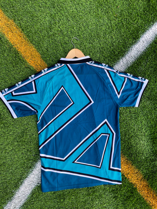 Real Betis 1995-1997 Away Jersey β Exotic Streetwear-Inspired Vintage Green and Purple Soccer Shirt - Five Of Cups Official