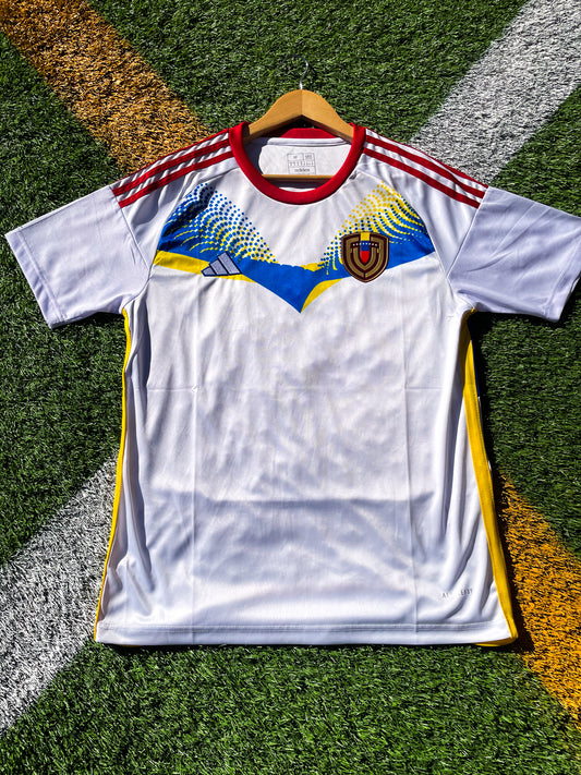 Venezuela 2024 Away Copa América Jersey – White La Vinotinto Soccer Kit for Tournament Glory - Five Of Cups Official