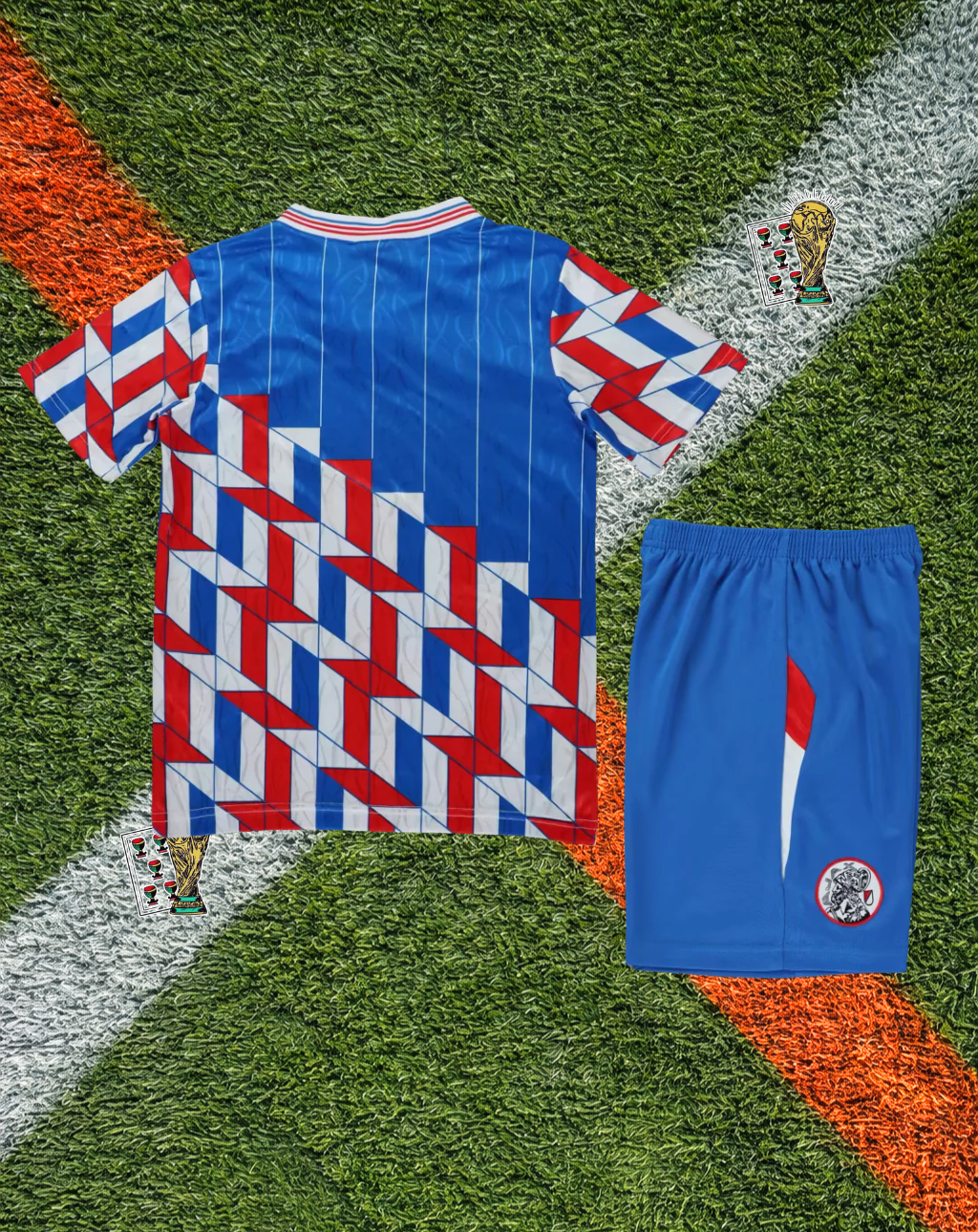 Ajax 1994-95 Home Jersey – TDK Geometric Youth Edition