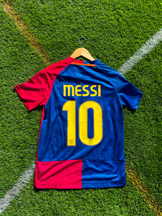 Barcelona 2008–09 Home Jersey Messi #10 & Henry #14 – Legendary Treble-Winning Nike Shirt from Guardiola’s First Season - Five Of Cups Official