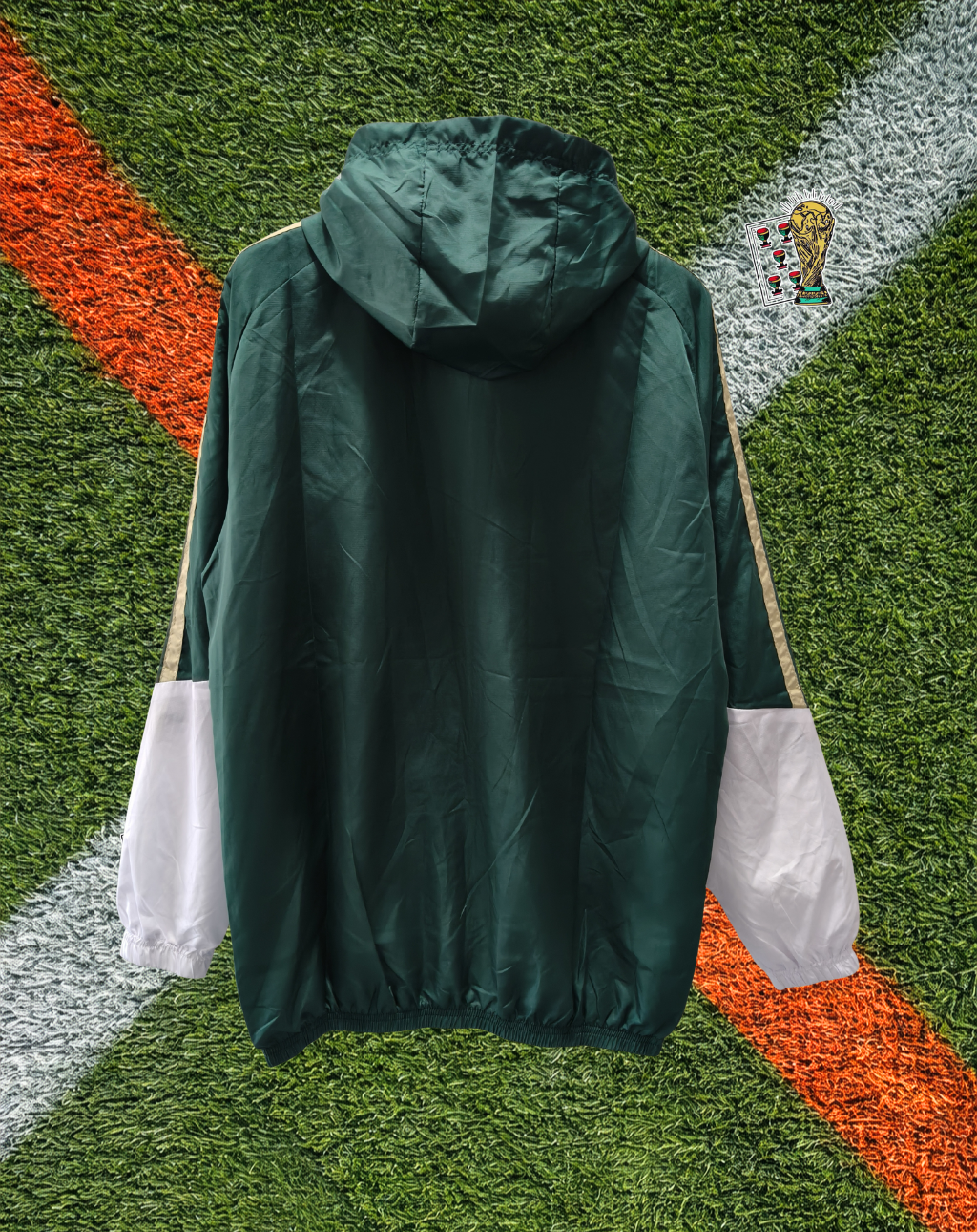 Italy 2010s Windbreaker – Azzurri Green Hooded Edition