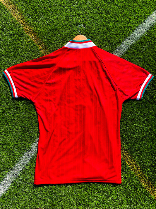 Liverpool 1993–1995 Home Jersey – Red Carlsberg Retro Vintage Adidas Football Shirt - Five Of Cups Official