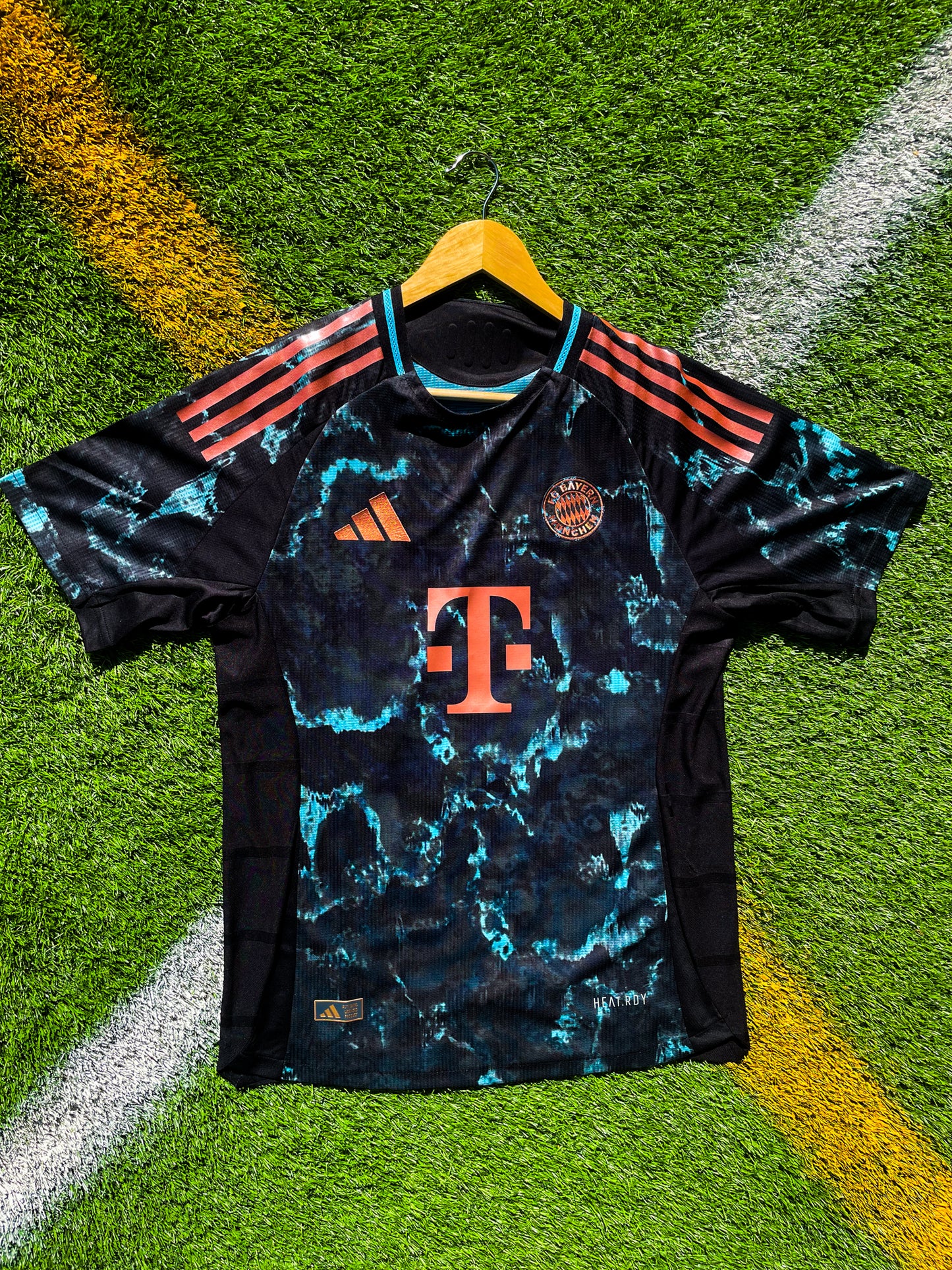 Bayern Munich 2024-2025 Away Lightning Player Version Soccer Jersey – Striking Modern Design - Five Of Cups Official