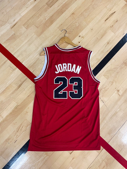 Chicago Bulls 1984–1985 Michael Jordan #23 Vintage Rookie NBA Jersey – Classic Red & Black Legend Starter - Five Of Cups Official