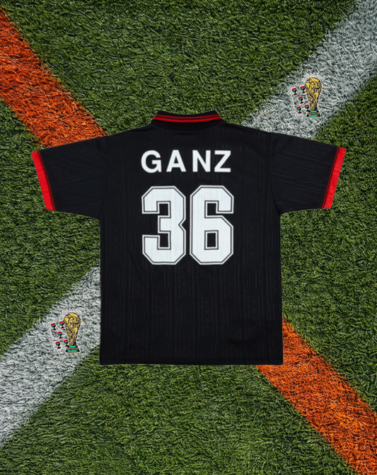 AC Milan 1997–98 Third Jersey –Ganz #36- Classic Lotto x Opel