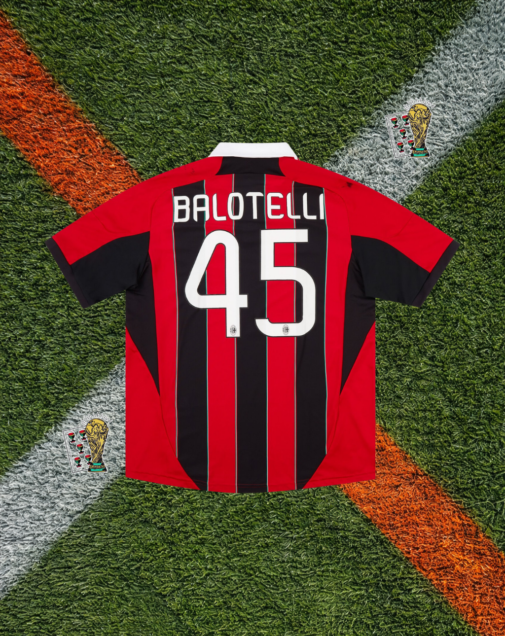AC Milan 2012–13 Home Jersey – Balotelli #45 – Iconic Rossoneri Comeback Edition