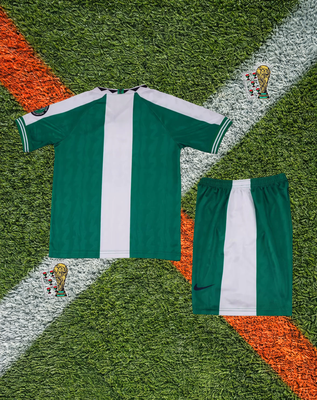 Nigeria 1996 Home Okocha #10 Rare Soccer Jersey – Vintage Super Eagles Kit with Classic 90s Flair- Youth Edition