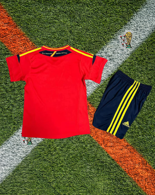 Spain 2012 Home Jersey – UEFA EURO Champions Edition- Kids Edition