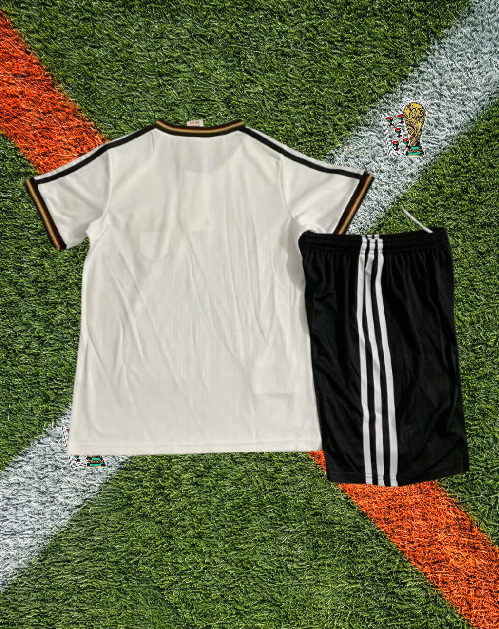 Germany 1996 Home Jersey – Adidas White EURO 96 Champions Edition- Youth Edition