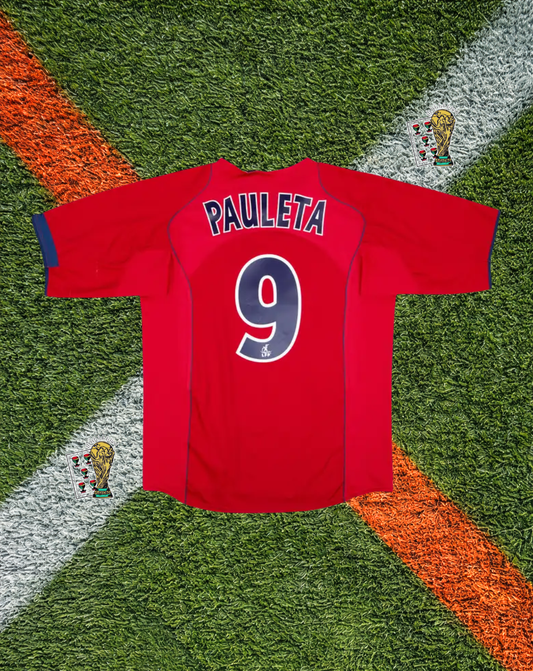 Paris Saint-Germain 2004-05 Away Pauleta #9 – Red Thomson PSG Kit