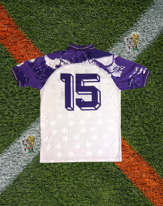Fiorentina 1994–95 Away Shirt- #15 – Classic UhlSport Design