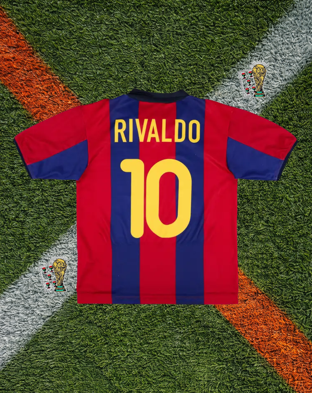 FC Barcelona 1998–99 Home Rivaldo #10 – Nike Blaugrana Classic Football Shirt