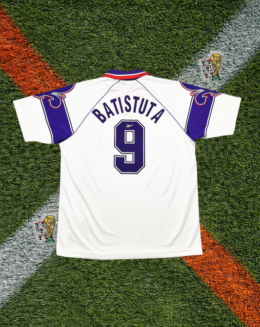 Fiorentina 95/96 Away Kit – Batistuta #9 Sammontana Era Retro Jersey