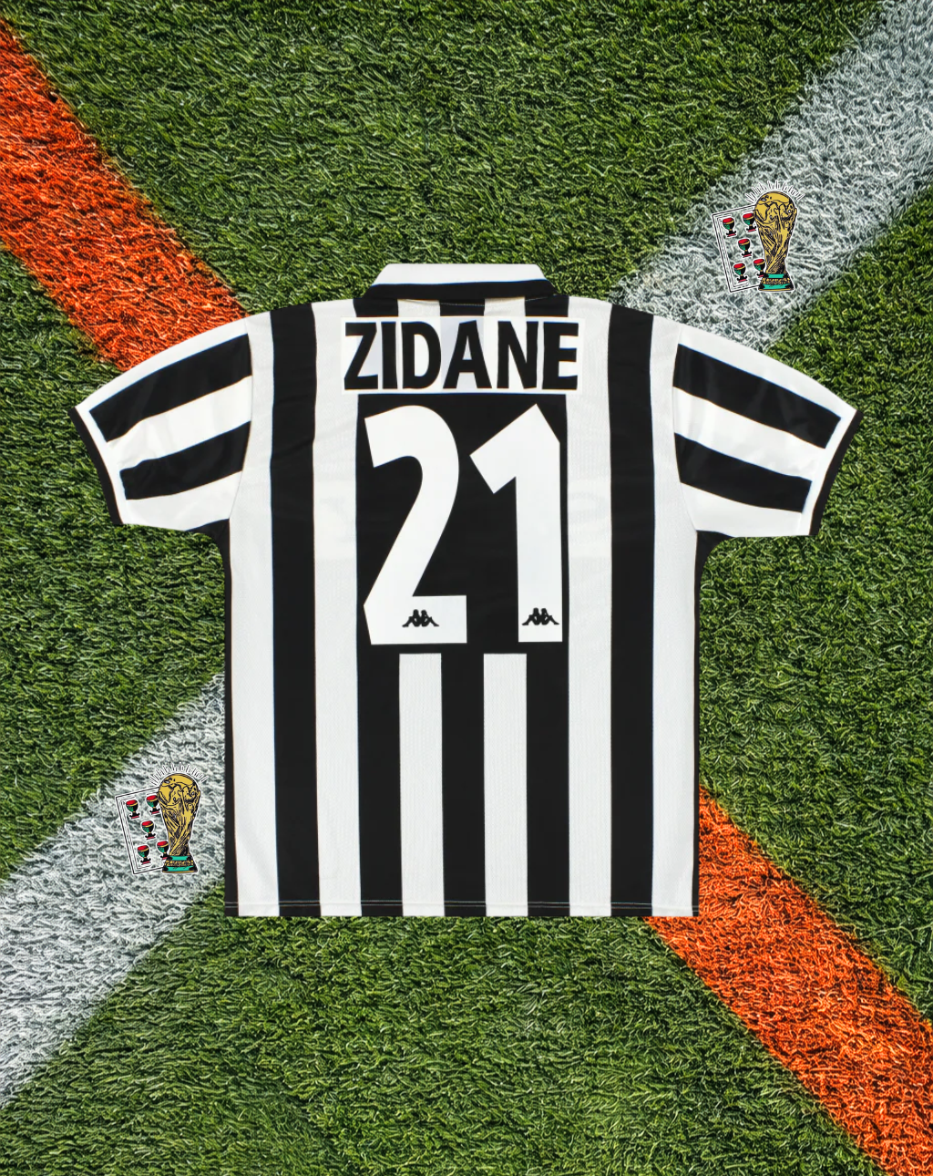 Juventus 1995–97 Home Jersey-Zidane #21 – SONY Era Classic