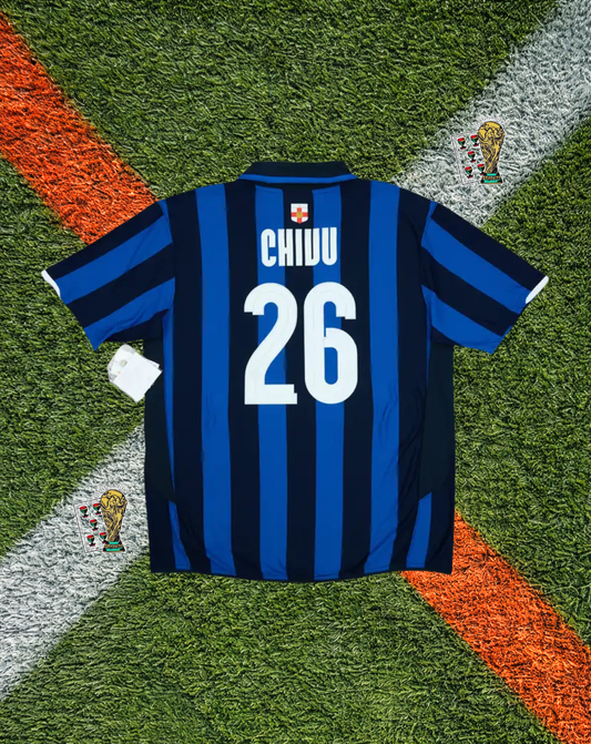 Inter Milan 2007-2008 Centenary Home Jersey – Chivu #26- "100 Anni" Edition
