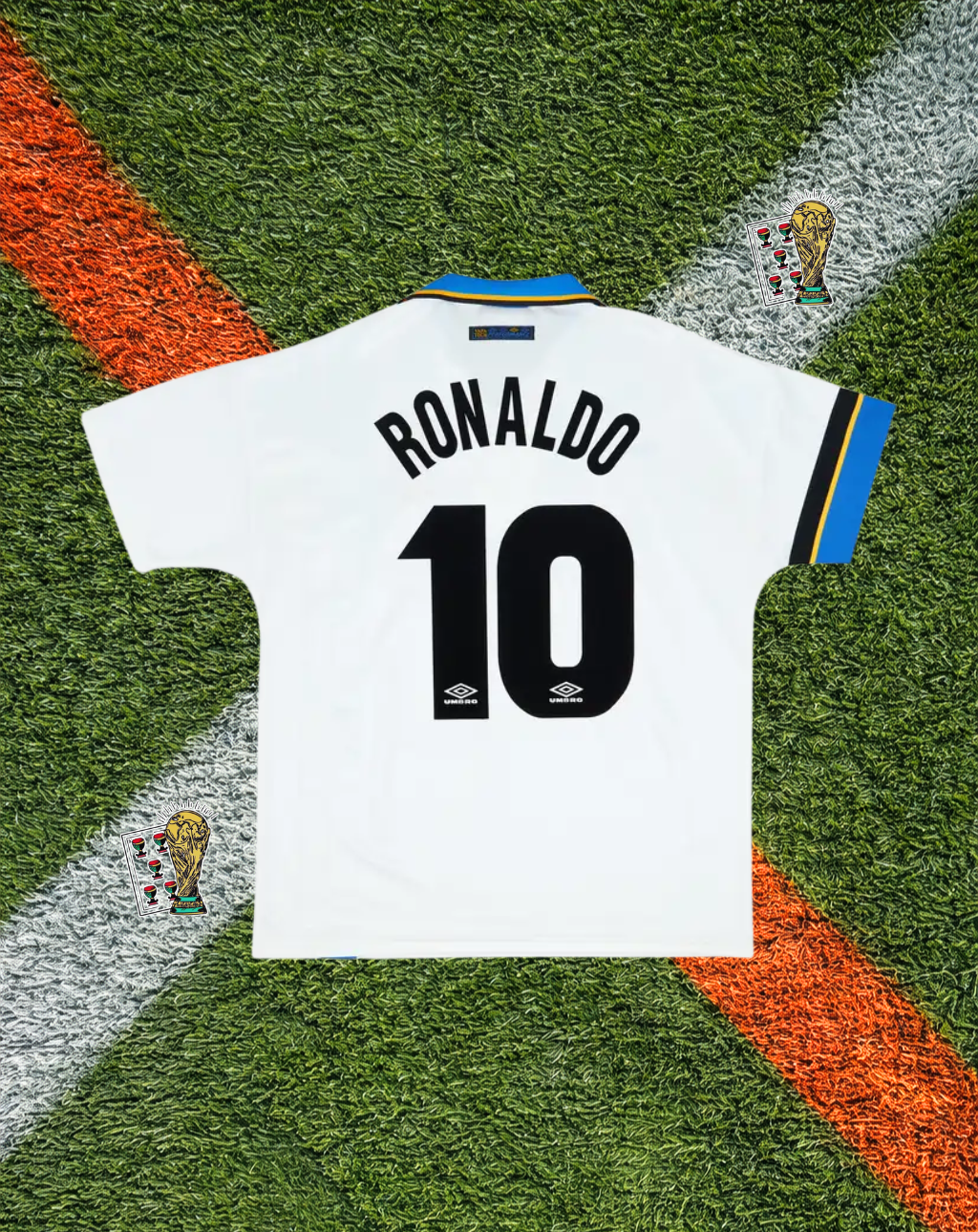 Inter Milan 1997-1998 Away Jersey – Ronaldo #10 - "Pirelli" Edition