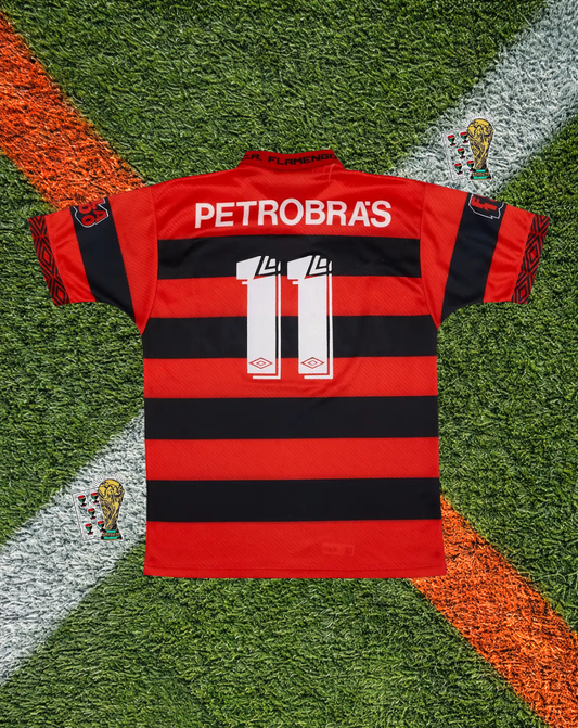CR Flamengo 1987-1992 Home Jersey – Adidas "Lubrax" Classic Edition