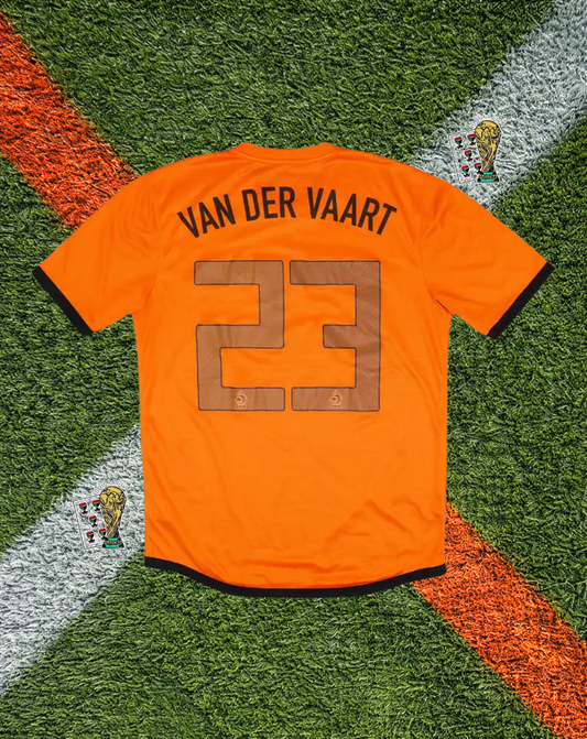 Netherlands 2012–13 Home Jersey – VAN DER VAART #23 – Modern Oranje Classic