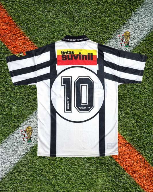 Corinthians 1996 Fourth Jersey – Rare Vintage Penalty – #10