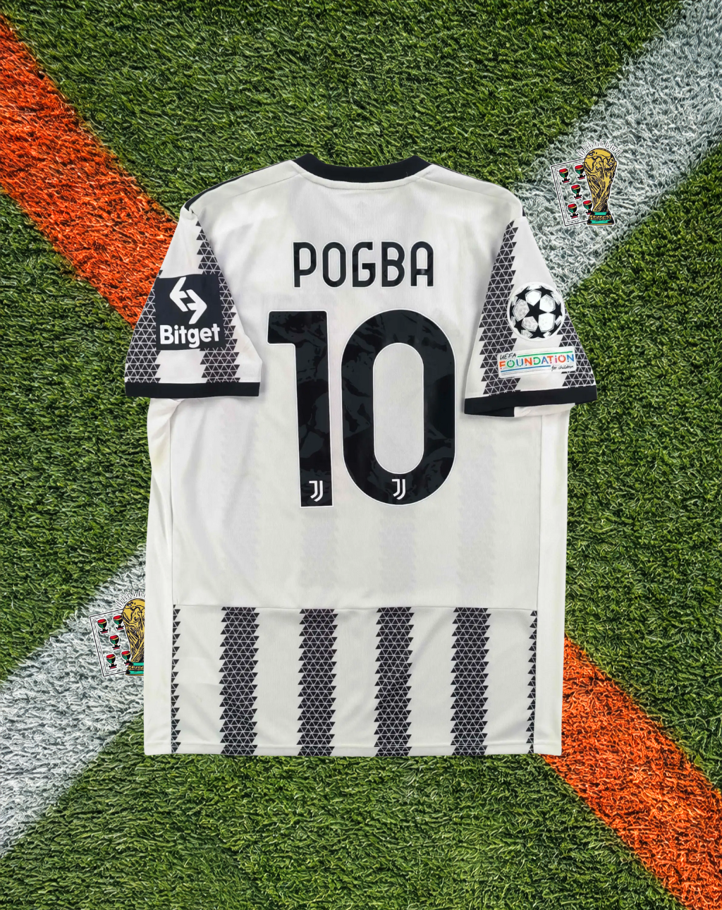 Juventus 2022/23 Home Jersey – Pogba #10- Modern Jeep Era Classic