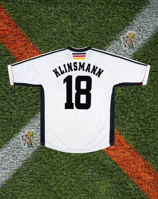 Germany 1998–2000 Home Jersey – Klinsmann #18 – Classic Adidas DFB Shirt