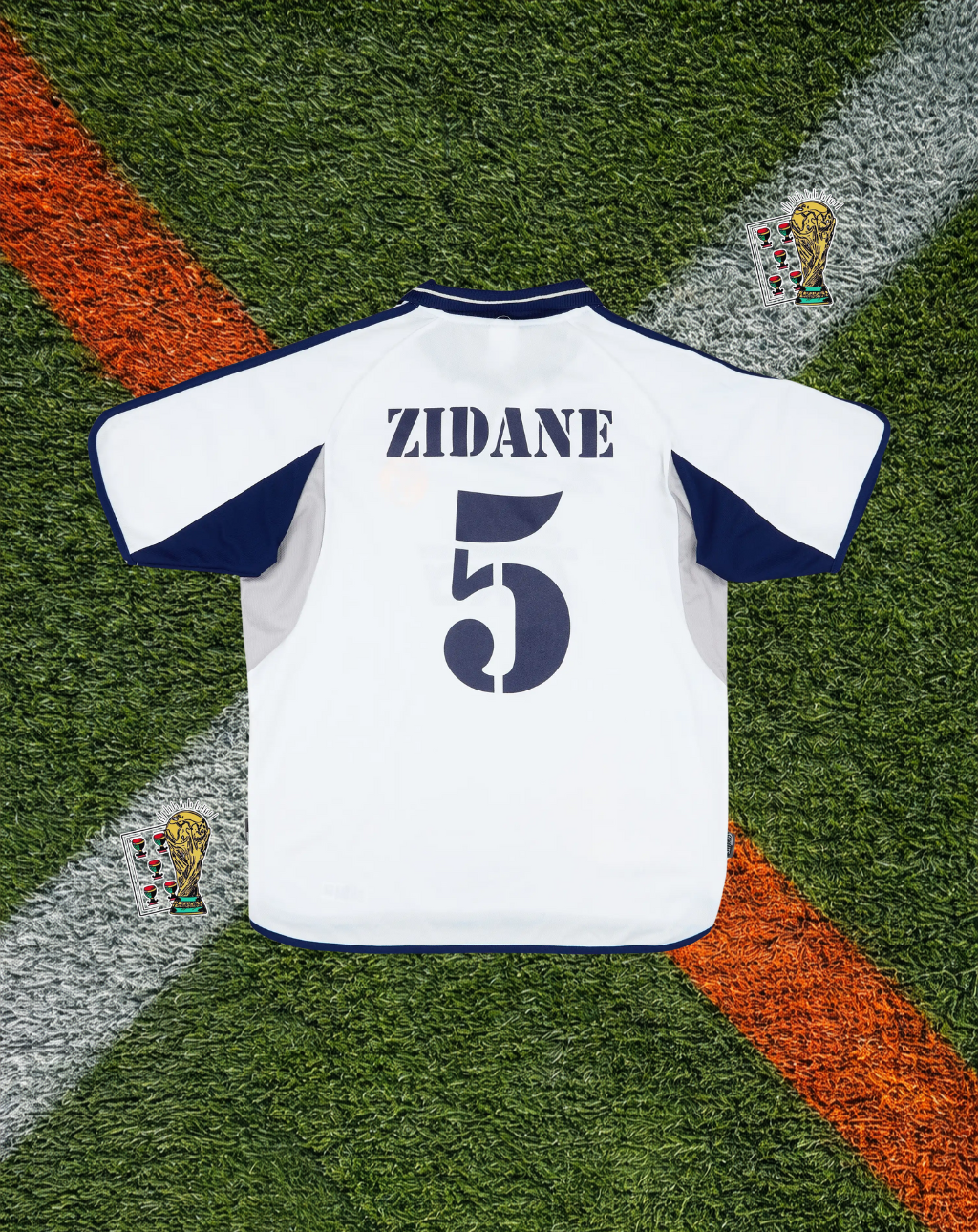 Real Madrid 2000–01 Home Shirt Zidane #5 – Adidas Teka Era Galácticos