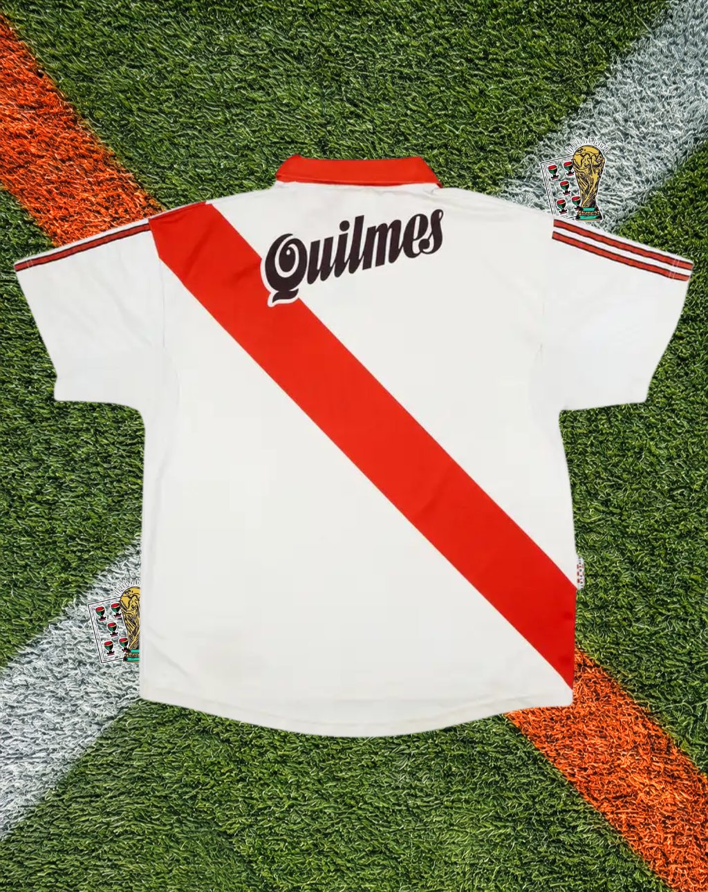 River Plate 1998-2000 Home Jersey – Adidas "Quilmes" Retro
