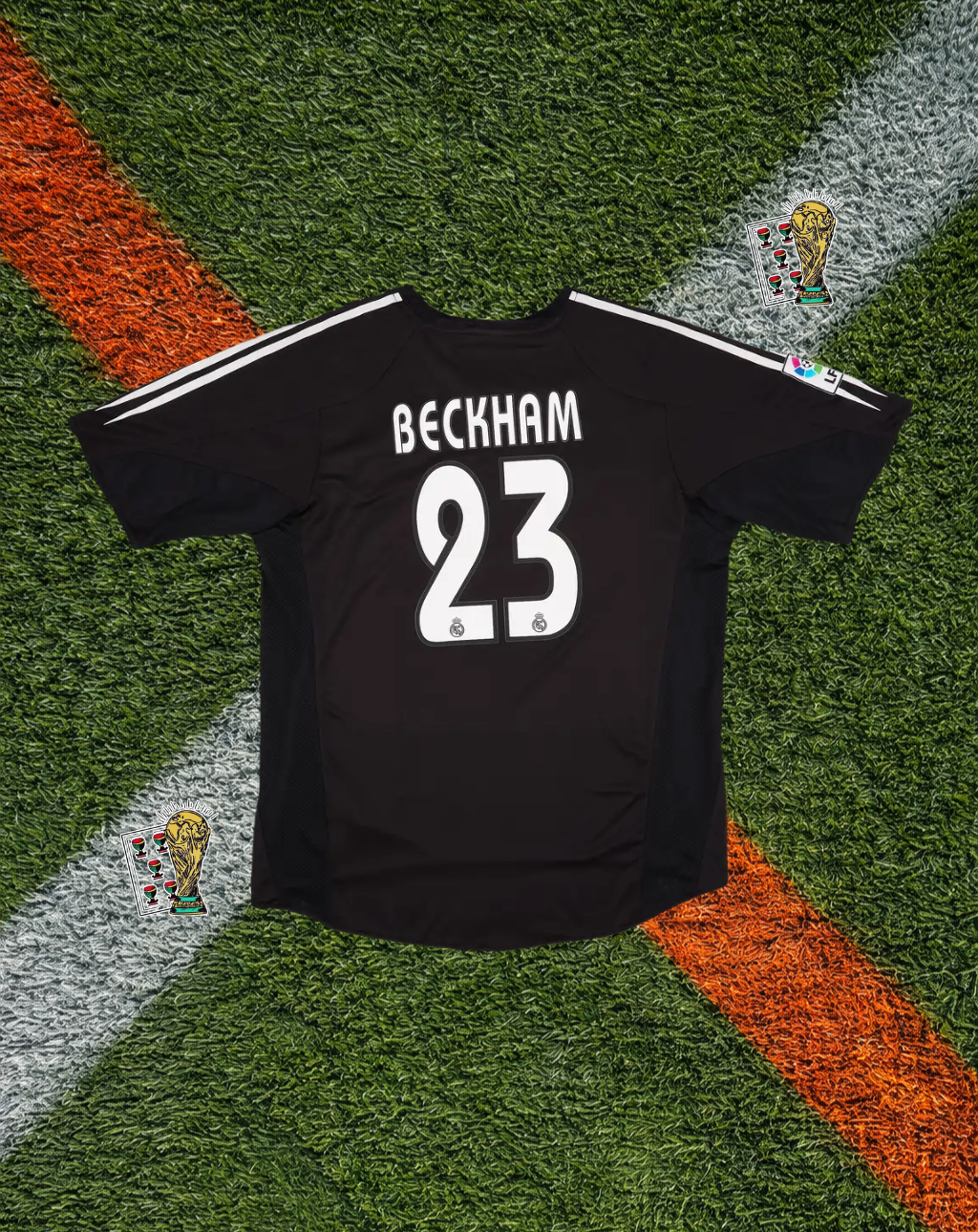 Real Madrid 2004–05 Away Siemens Mobile Jersey – Beckham #23 – Iconic Galácticos Era Kit
