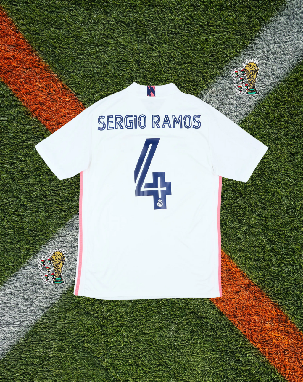 Real Madrid 2020/21 Home Jersey – Sergio Ramos #4 – Adidas Fly Better – White