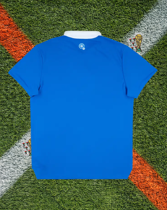 El Salvador 2025/2026 Home Jersey - Umbro Royal Blue Minimalist Crisp White Trim Crew-Neck
