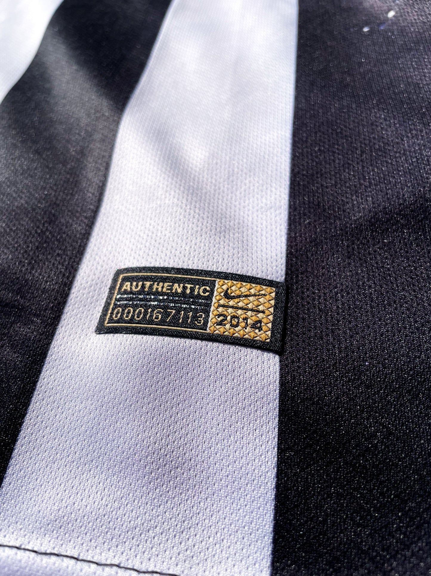 Juventus 2014-15 Home Tevez #10 Vintage Champions League Final Soccer Jersey – Retro Black & White Classic - Five Of Cups Official