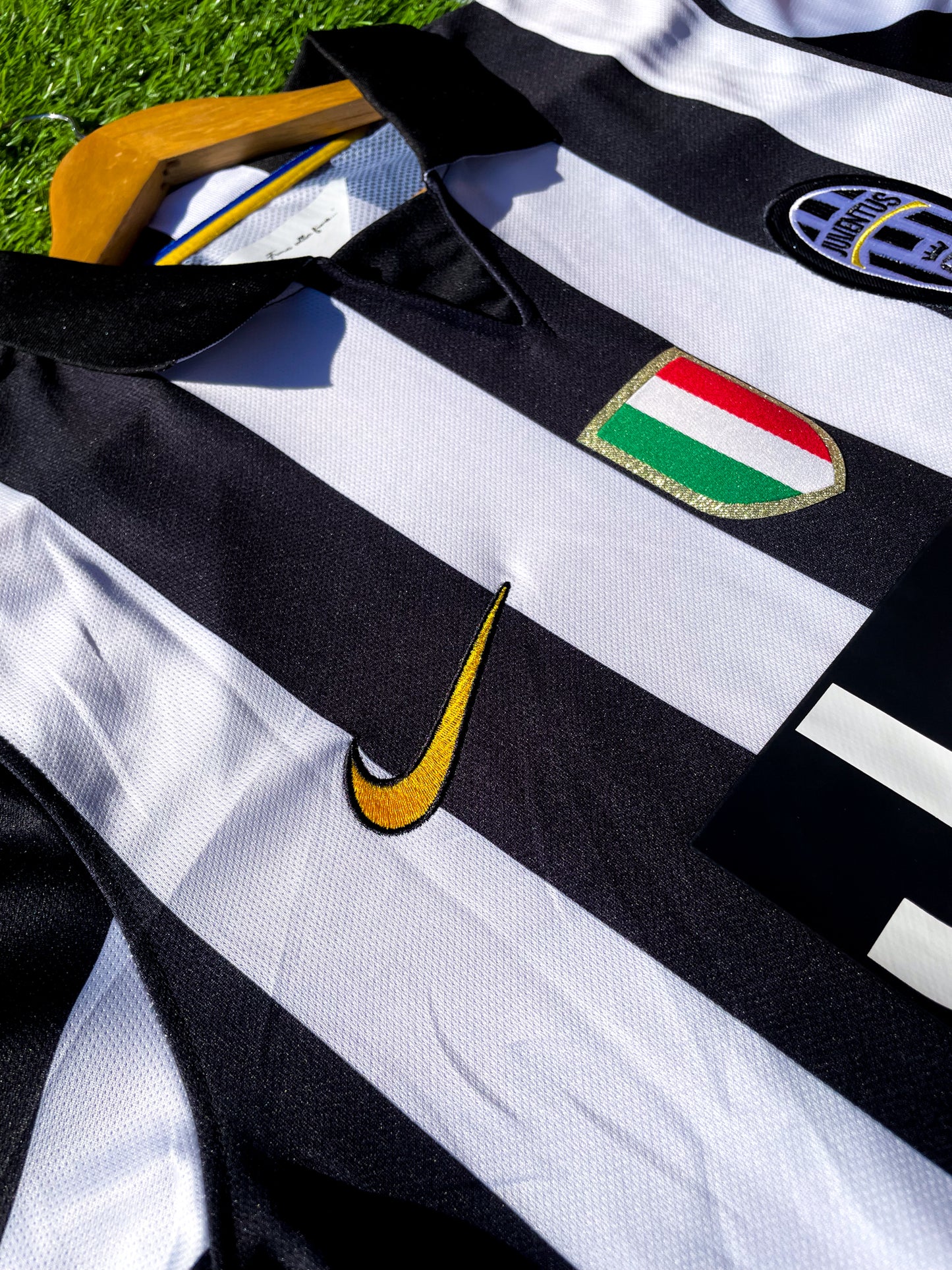 Juventus 2014-15 Home Tevez #10 Vintage Champions League Final Soccer Jersey – Retro Black & White Classic - Five Of Cups Official