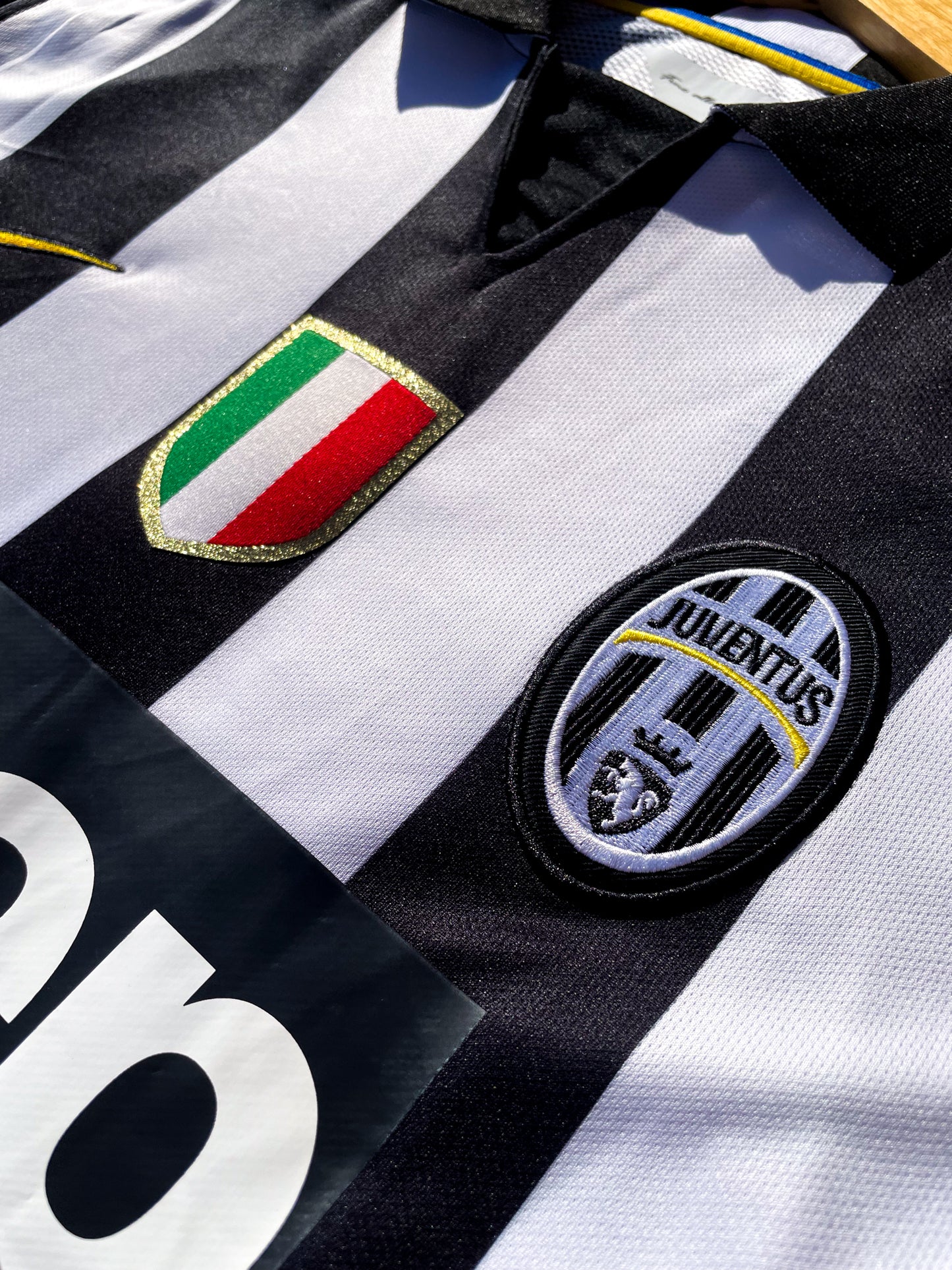 Juventus 2014-15 Home Tevez #10 Vintage Champions League Final Soccer Jersey – Retro Black & White Classic - Five Of Cups Official