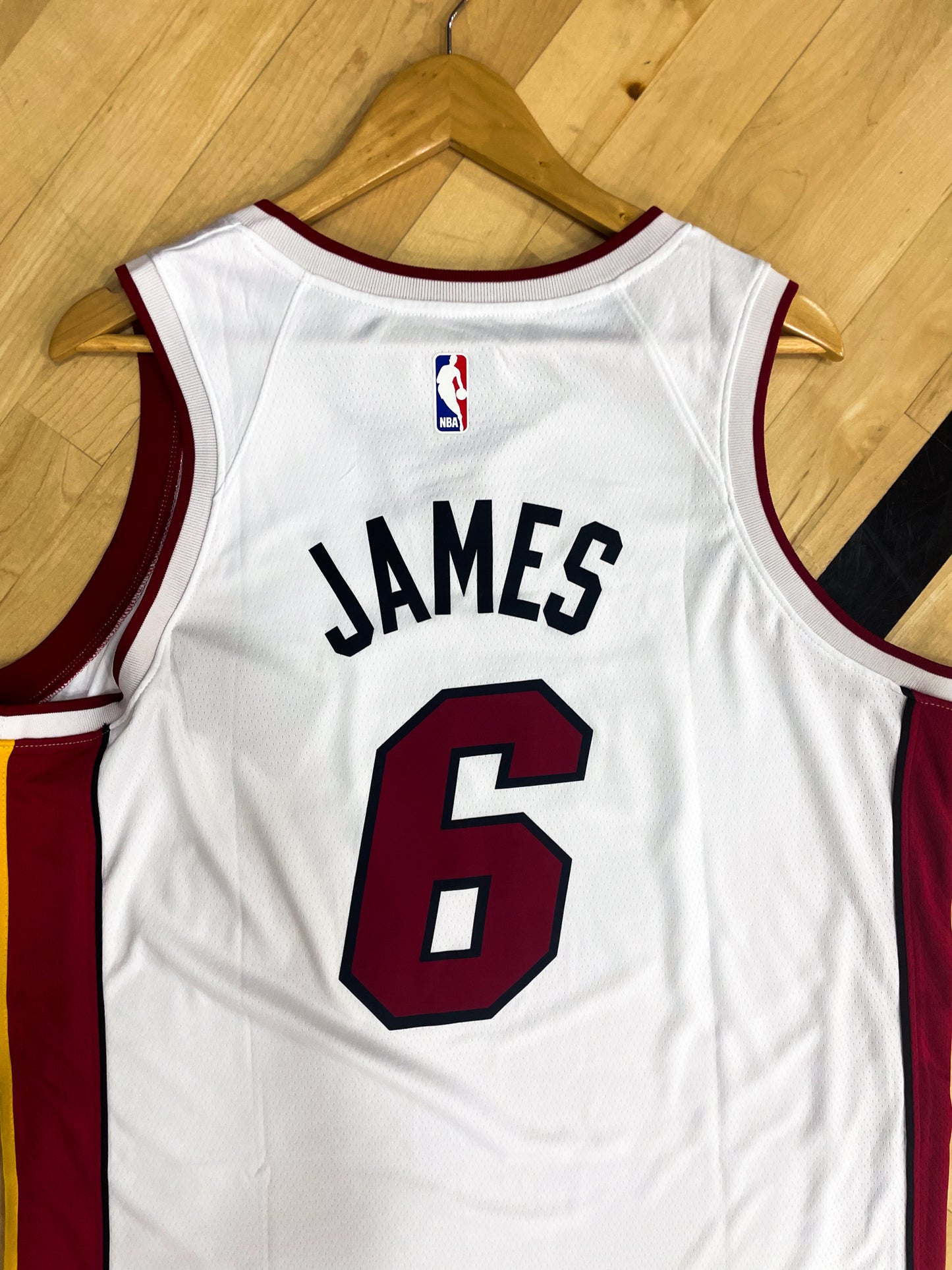 Miami Heat 2012 White NBA Jersey – LeBron James Edition