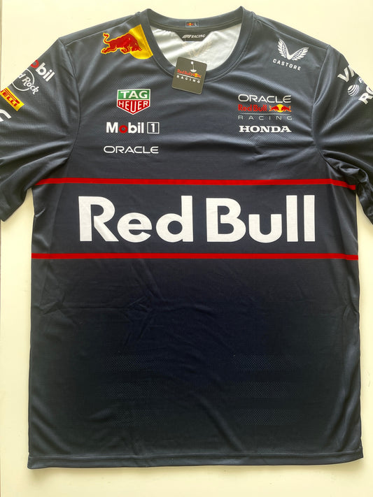 Red Bull Formula 1 Blue Team Jersey – Classic Navy Racing Design