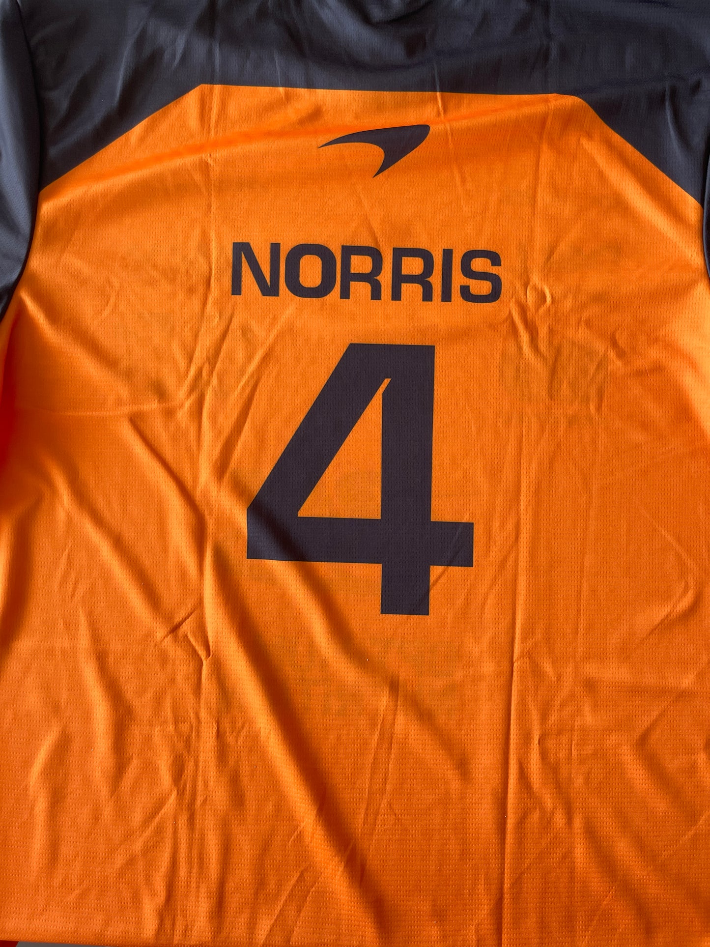 McLaren Formula 1 Orange Jersey – Norris 4/ Piastri 81 - Black Sleeves Racing Design