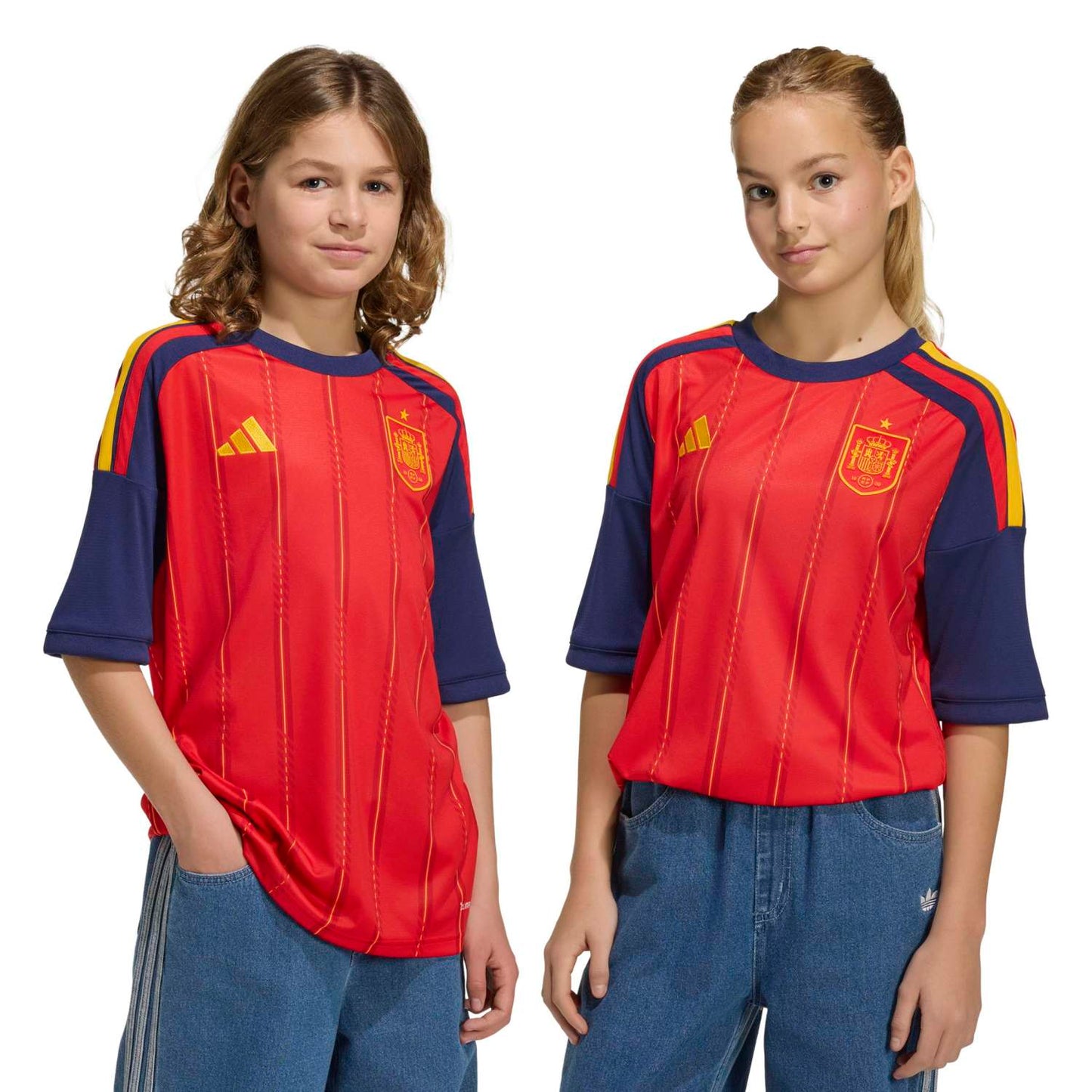 Spain 2026 Home World Cup Jersey – adidas Soccer Kit | Spain National Team- Youth Edition