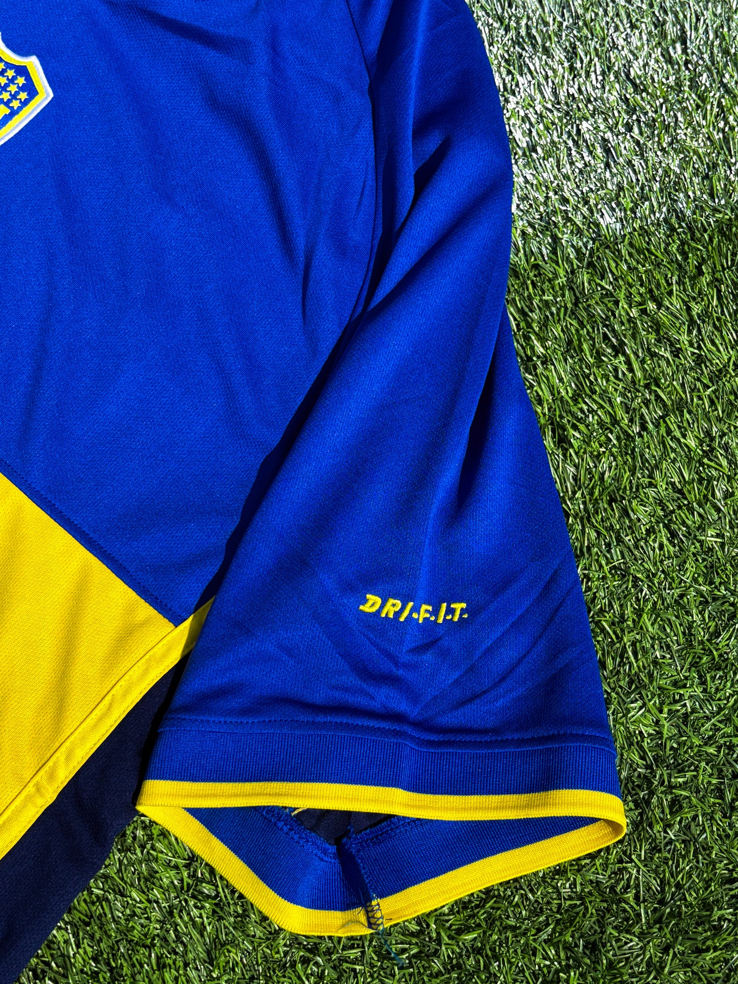 Boca Juniors 2001/2002 Home Jersey – Libertadores Champions Vintage Blue & Gold Classic - Five Of Cups Official