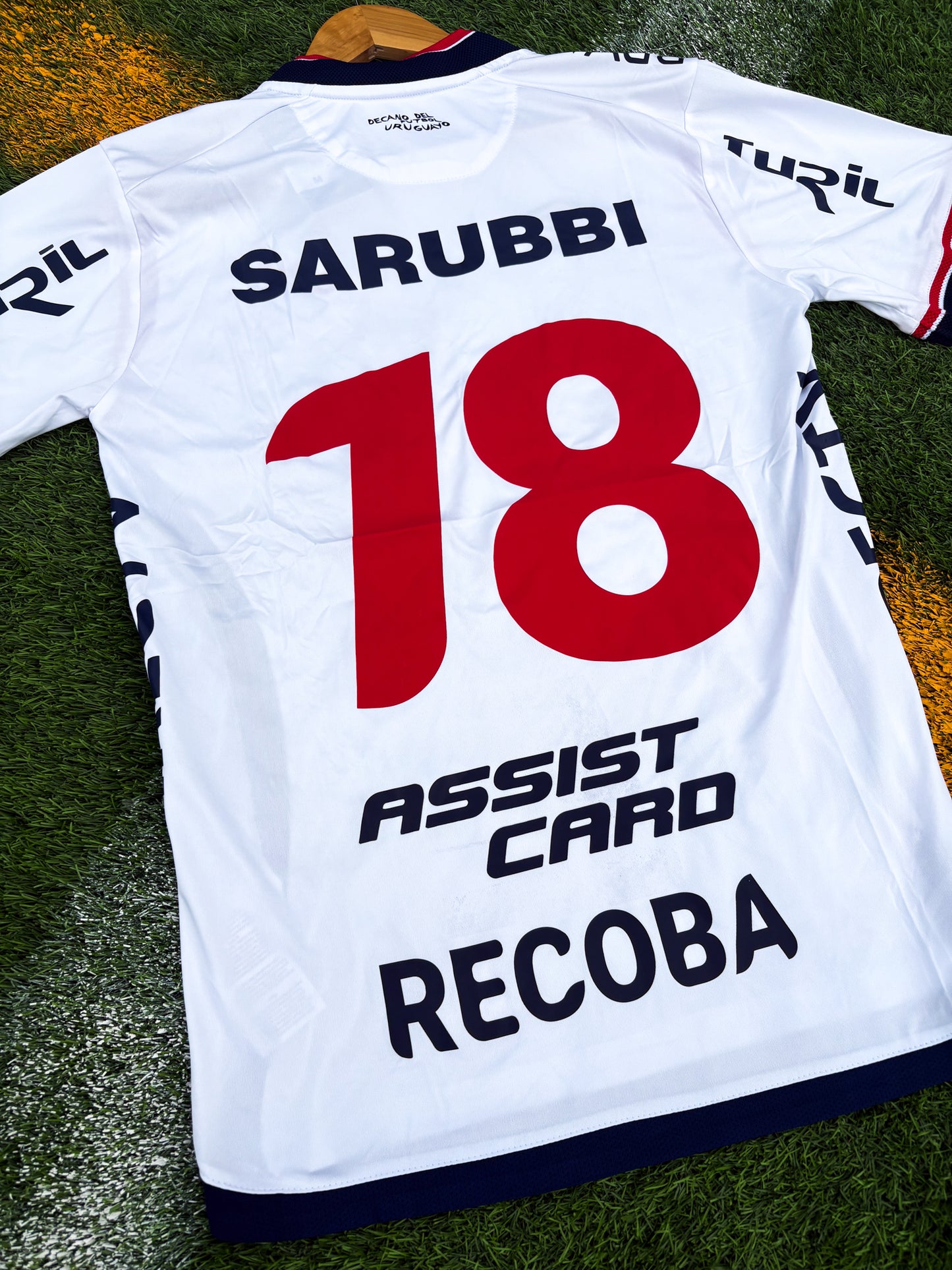 Club Nacional 2025 Home Jersey – Recoba #18 – Umbro Decano Classic